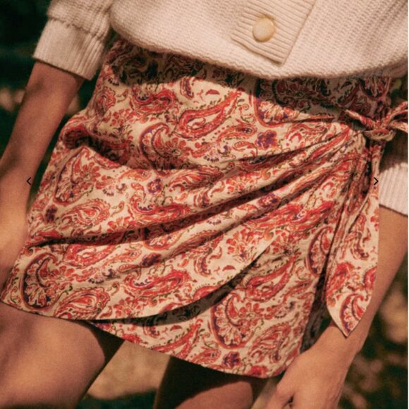 Sezane Pacome Skirt Rivera - Size 6 - Picture 1 of 10